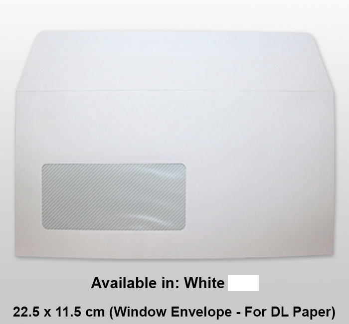 006 Window Envelope For DL Paper