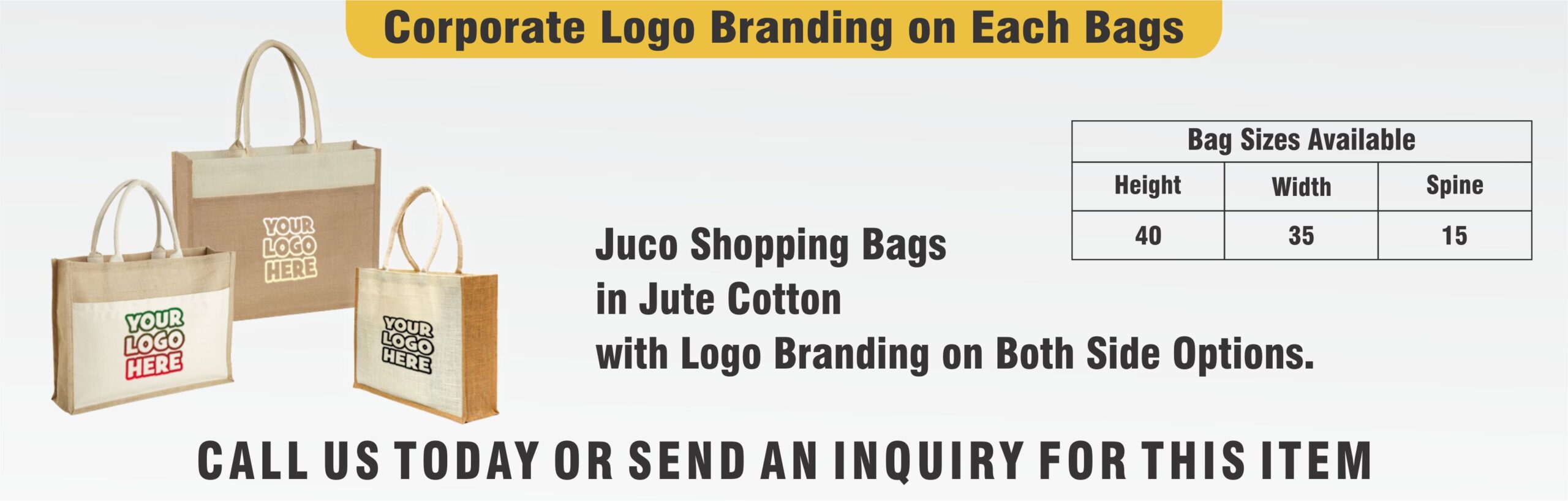 Jute & Cotton Shopping Bags, Jute Bags Printing in Dubai, Bags Printing