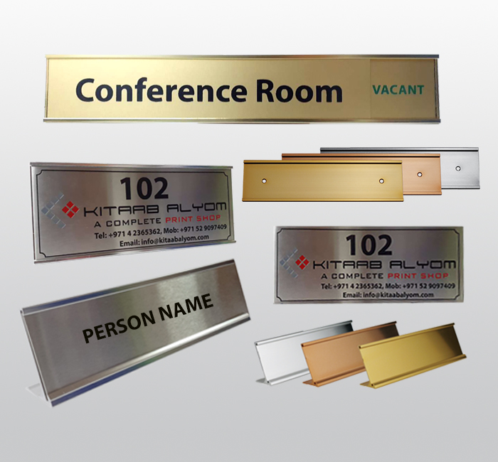 Door Name Plates in Dubai, Name Plates, Signage's Supplier in Dubai