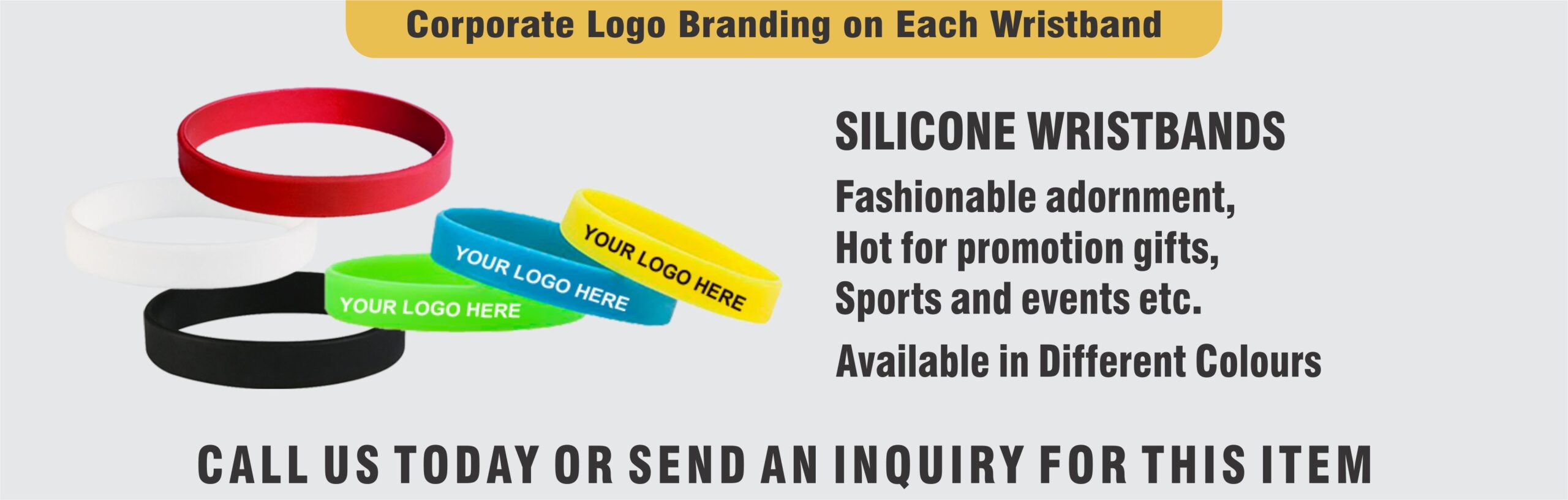 Wristband Printing in Dubai, Silicon Wristbands Printing in Dubai