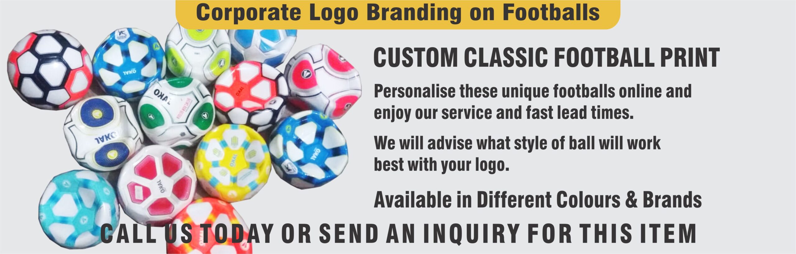 Printed Footballs, Custom footballs Printing, Print on Football in Dubai