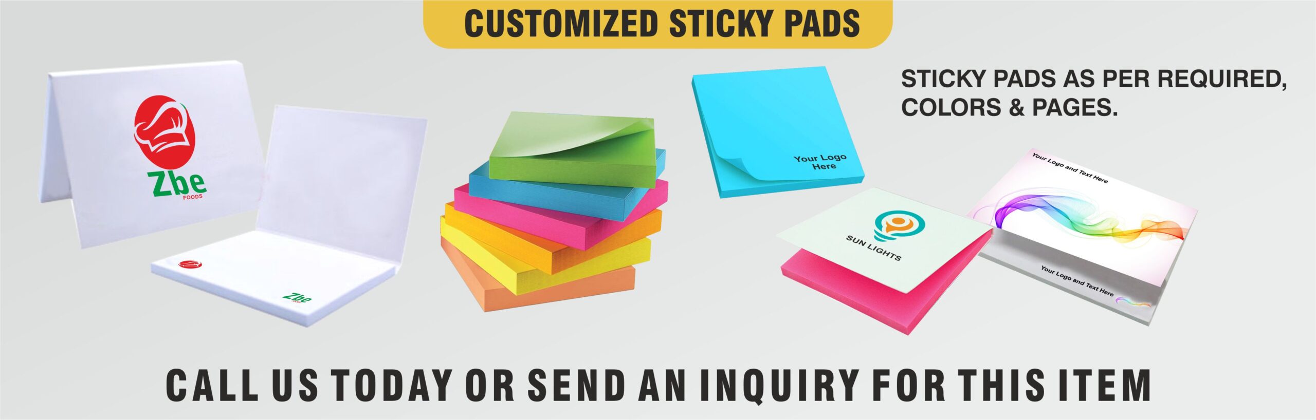 Customized Sticky Pads